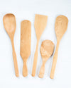The BoWood ultimate 5 piece kitchen utensil set includes a spoon, spurtle, rice scoop and two spatulas to do everything you need in the kitchen.